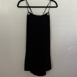 Black shift dress
